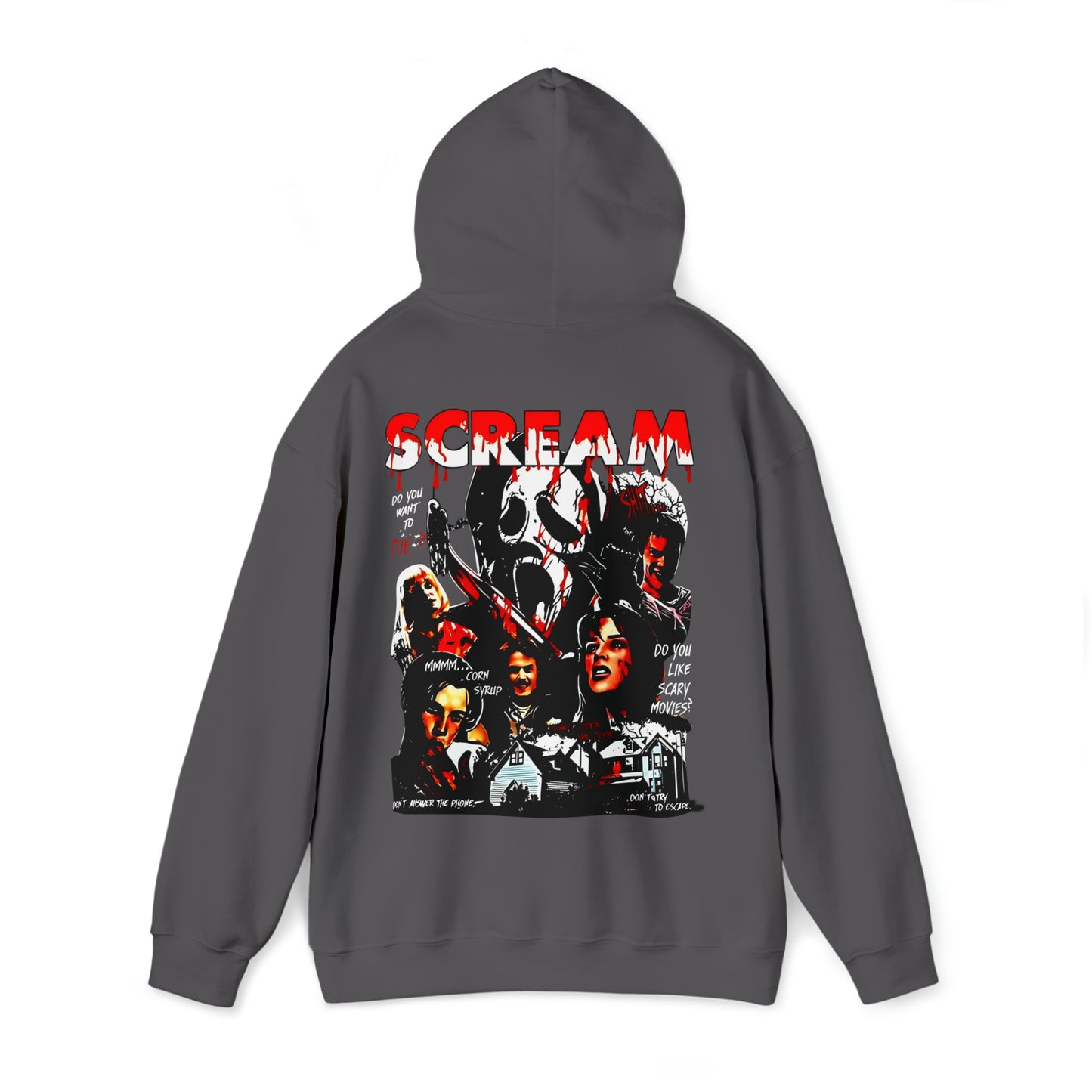 SCREAM Collage Vintage Style Hoodie