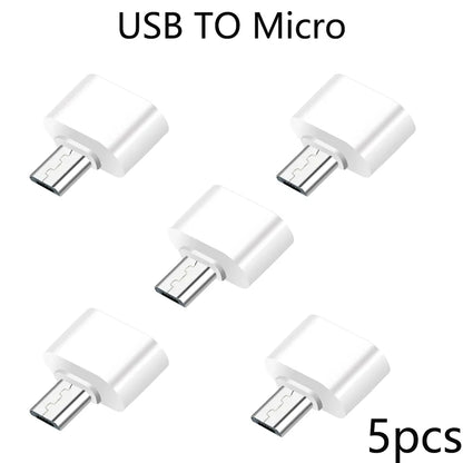 Mini Type-C  to USB Adapter 3.0 USB-C  Male OTG A Female Data Connector For MacBook ProiPadMini 6/ProMacBookAirType CDevice