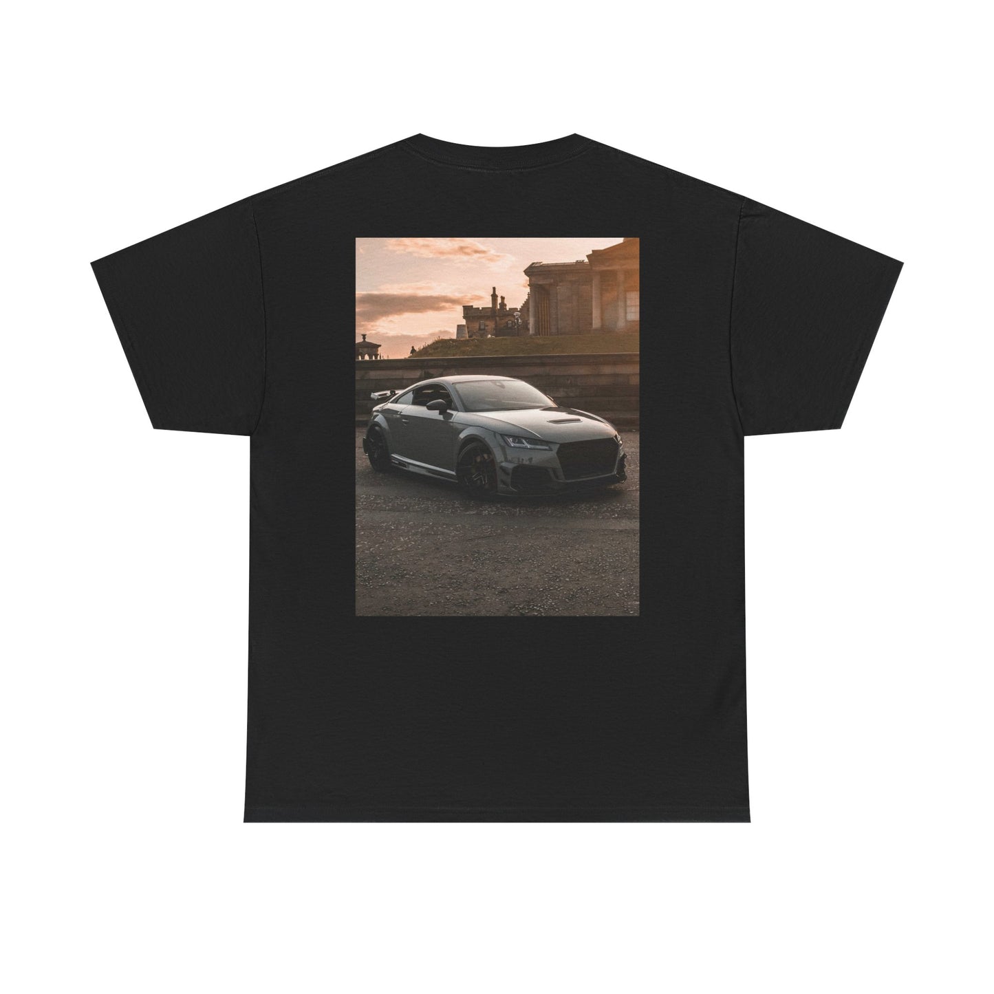 Audi TTRS Enthusiast Unisex Heavy Cotton Tee - Stylish Black Audi Graphic Tee