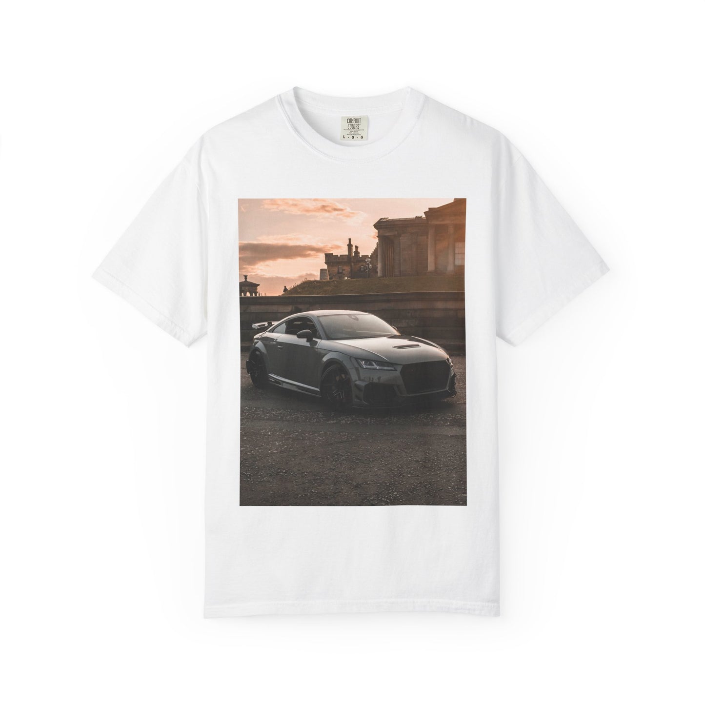 Audi TTRS Enthusiast FRONT PRINT Unisex Heavy Cotton Tee