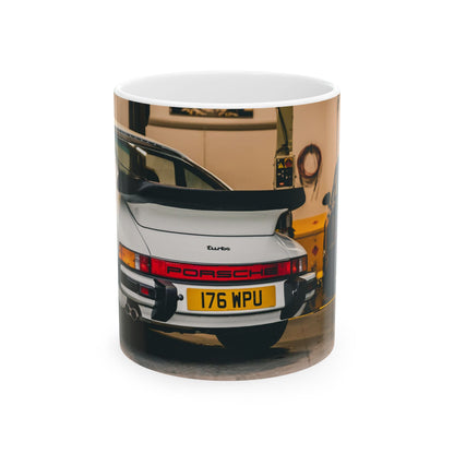 Porsche 911 Classic Car Ceramic Mug — Retro Sports Car Coffee Cup (11oz/15oz)