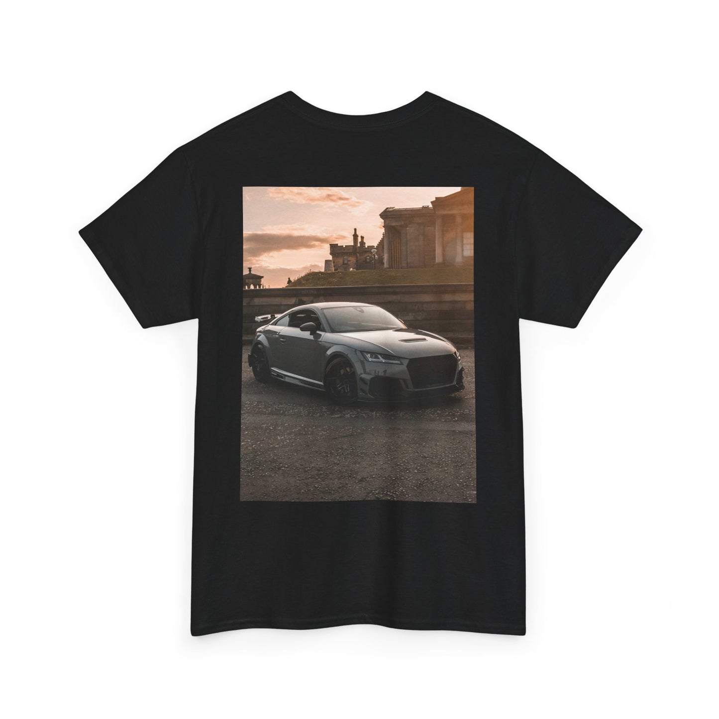 Audi TTRS Enthusiast Unisex Heavy Cotton Tee - Stylish Black Audi Graphic Tee