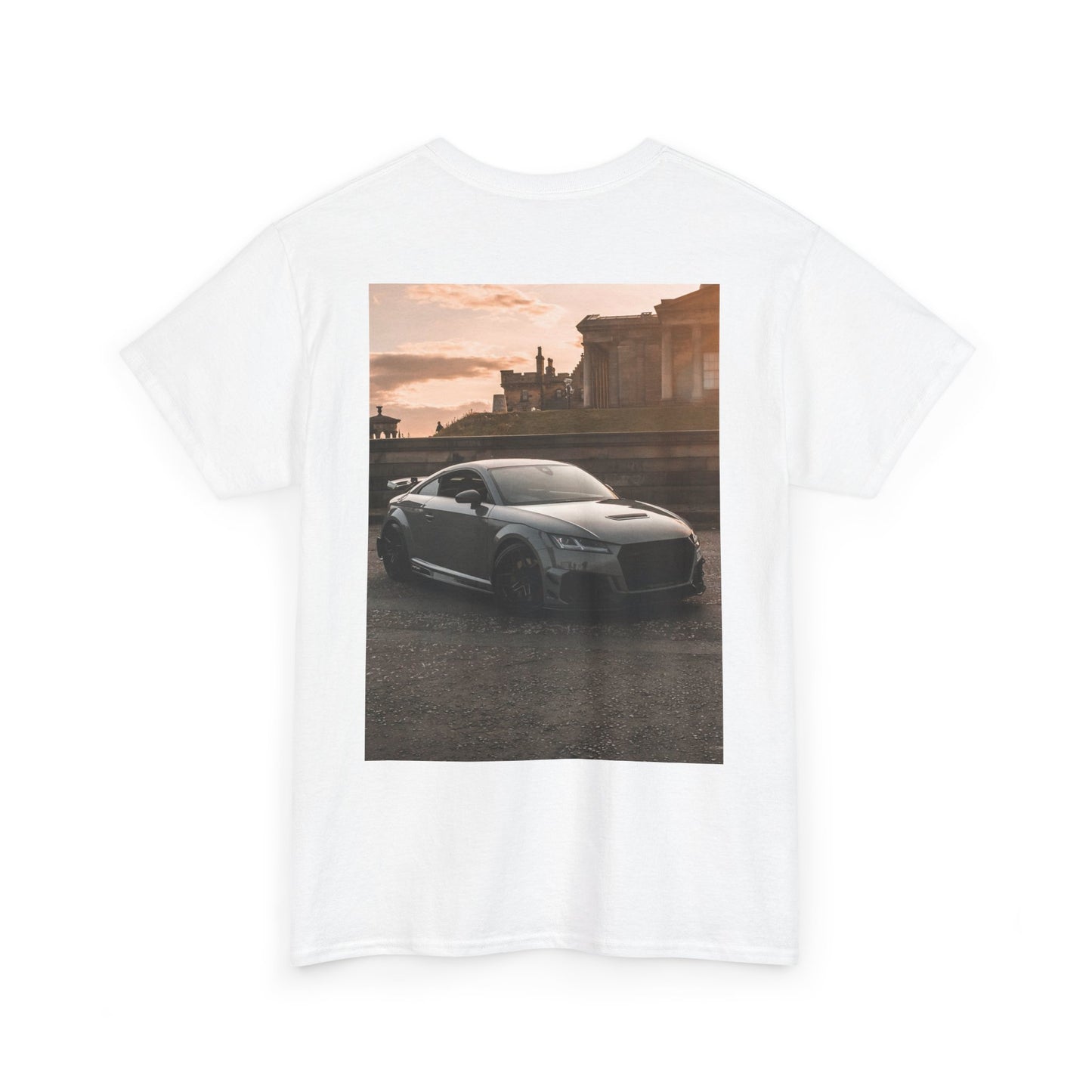 Audi TTRS Enthusiast Unisex Heavy Cotton Tee - Stylish Black Audi Graphic Tee