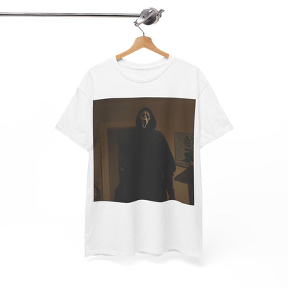 Unisex Heavy Cotton Tee - Ghostface Design