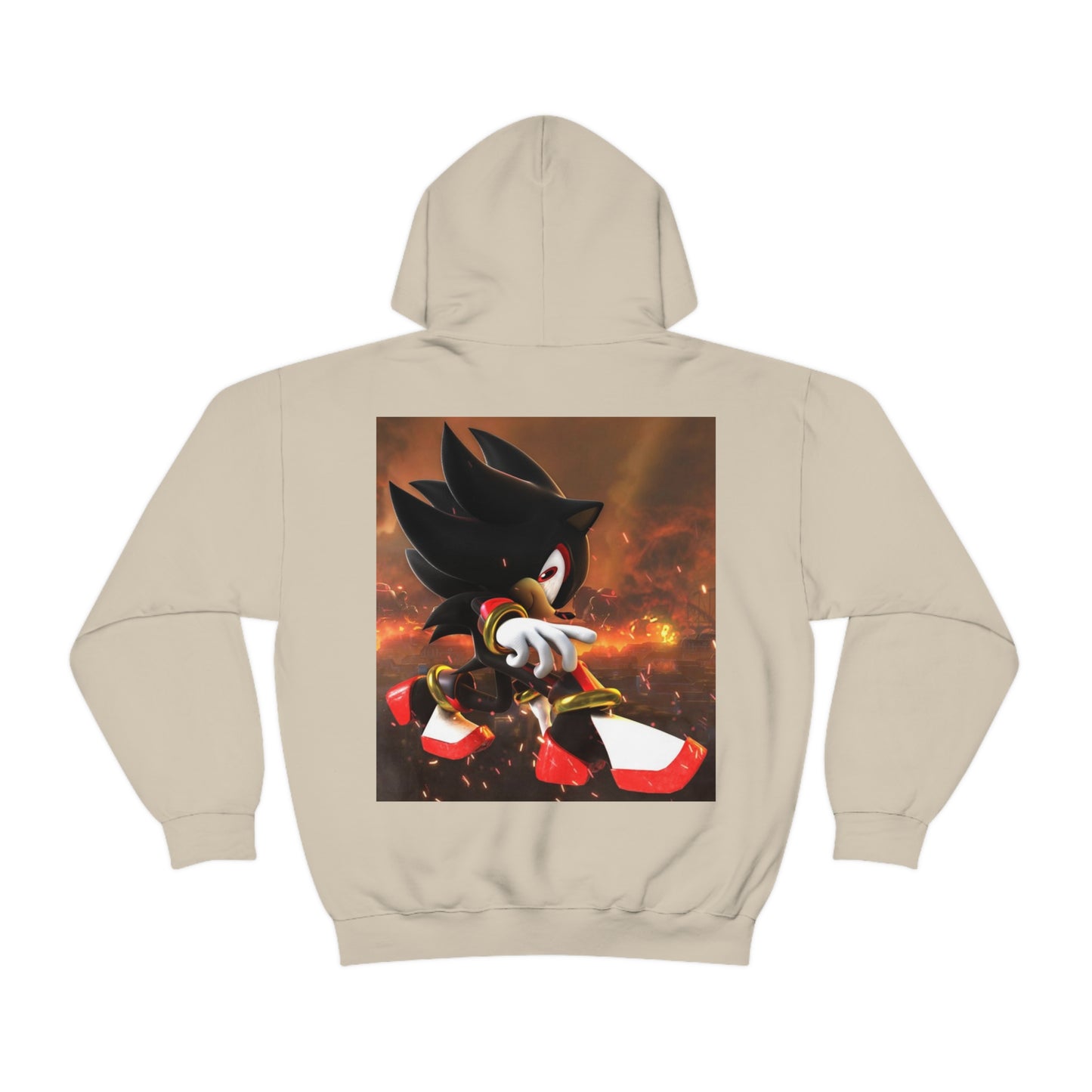 Shadow Back Print Unisex Heavy Blend™ Hooded Sweatshirt