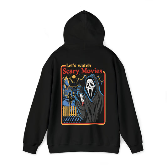 Retro Ghost Face ‘Let’s Watch Scary Movies’ Hoodie