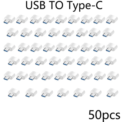 Mini Type-C  to USB Adapter 3.0 USB-C  Male OTG A Female Data Connector For MacBook ProiPadMini 6/ProMacBookAirType CDevice