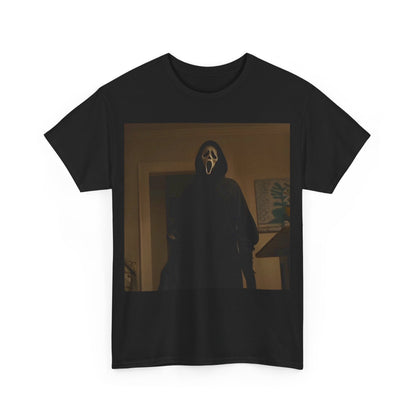 Unisex Heavy Cotton Tee - Ghostface Design