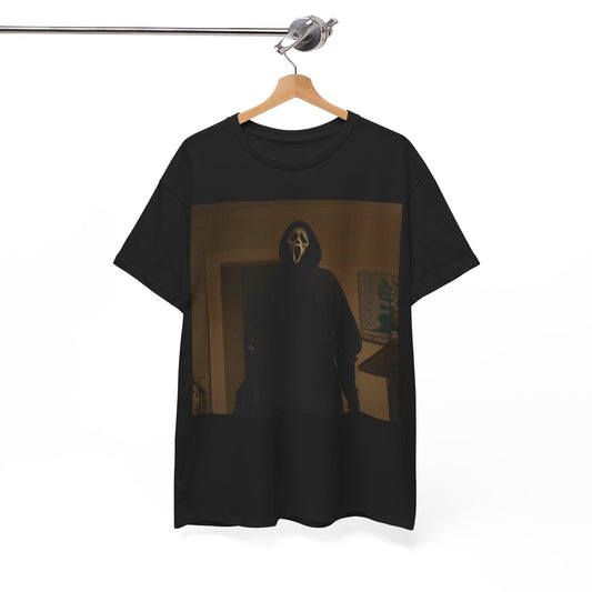 Unisex Heavy Cotton Tee - Ghostface Design