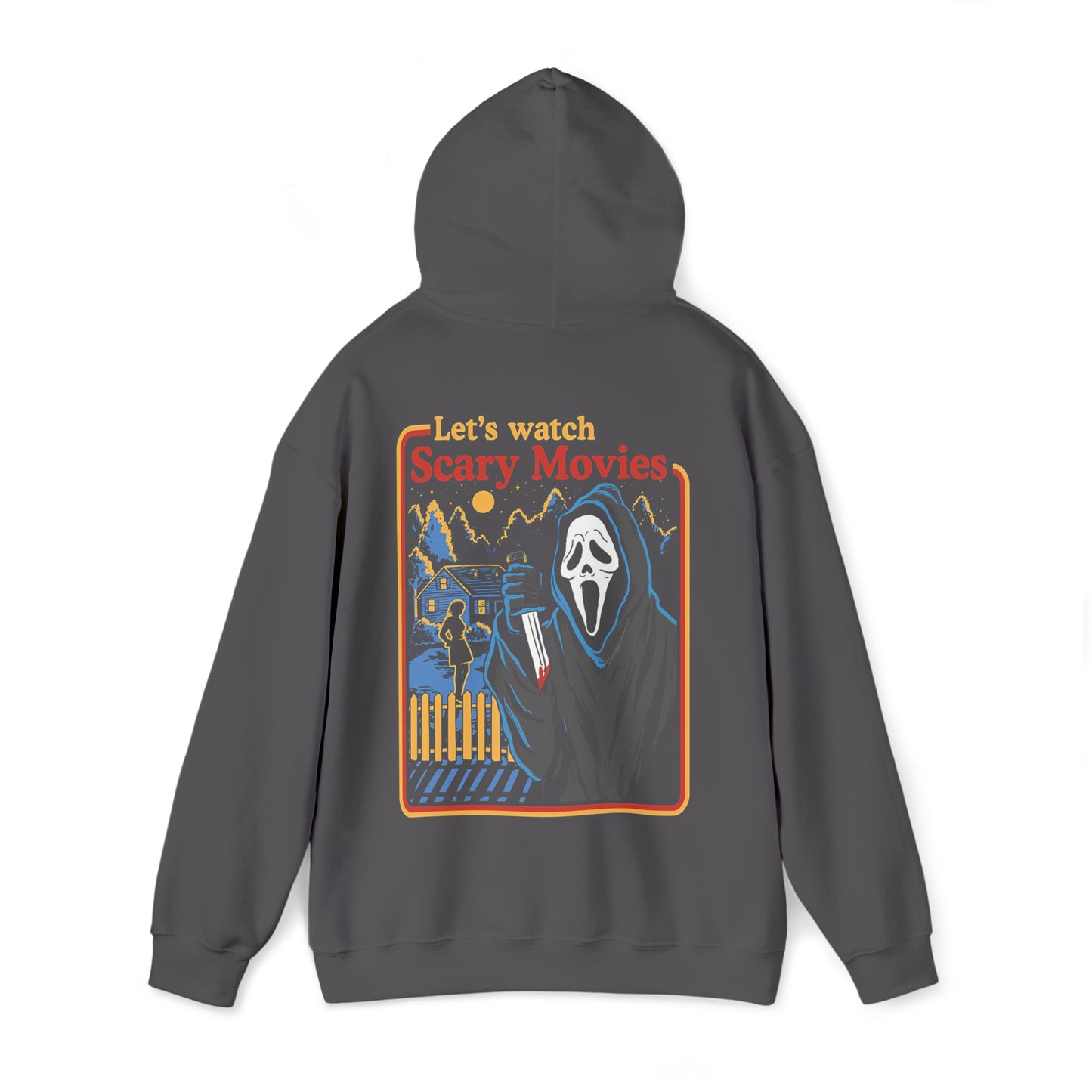Retro Ghost Face ‘Let’s Watch Scary Movies’ Hoodie