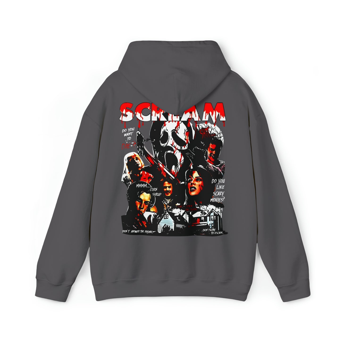 SCREAM Collage Vintage Style Hoodie