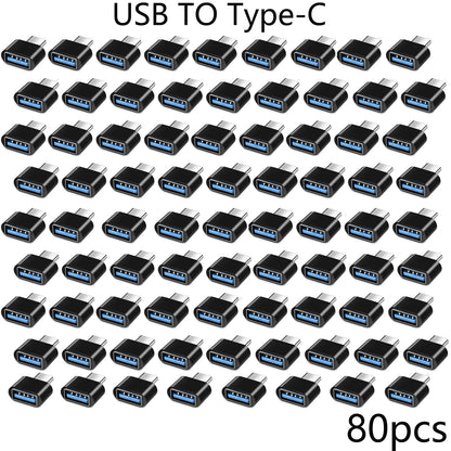 Mini Type-C  to USB Adapter 3.0 USB-C  Male OTG A Female Data Connector For MacBook ProiPadMini 6/ProMacBookAirType CDevice
