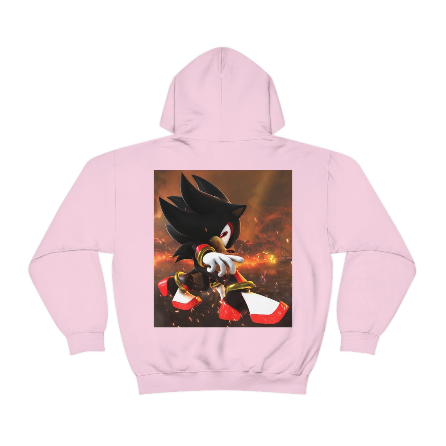 Shadow Back Print Unisex Heavy Blend™ Hooded Sweatshirt