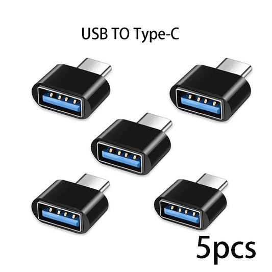 Mini Type-C  to USB Adapter 3.0 USB-C  Male OTG A Female Data Connector For MacBook ProiPadMini 6/ProMacBookAirType CDevice