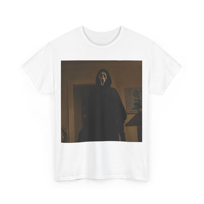 Unisex Heavy Cotton Tee - Ghostface Design
