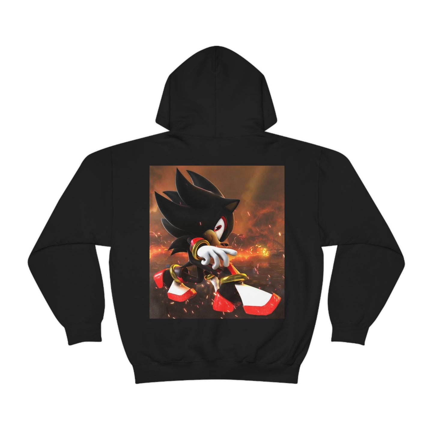 Shadow Back Print Unisex Heavy Blend™ Hooded Sweatshirt