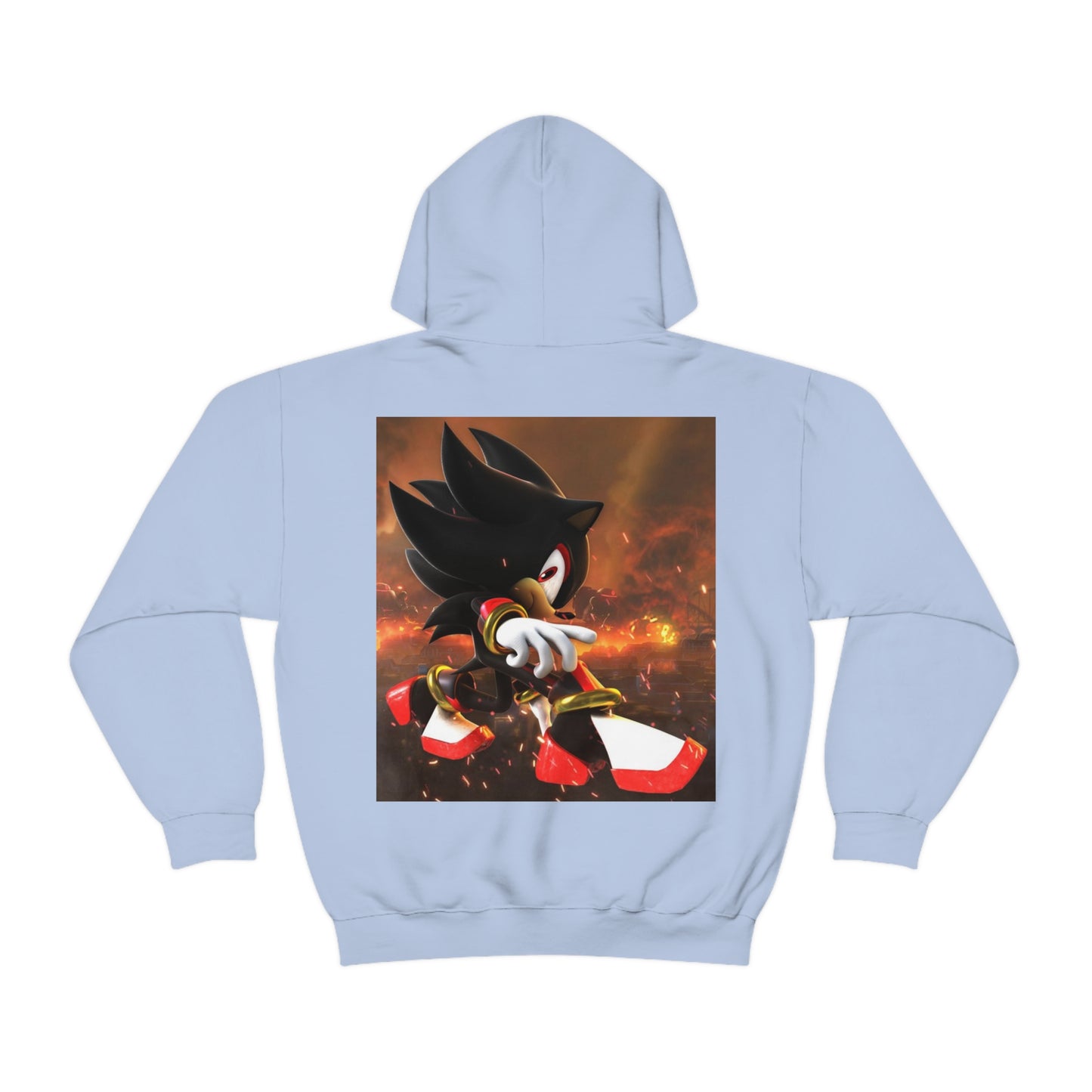 Shadow Back Print Unisex Heavy Blend™ Hooded Sweatshirt