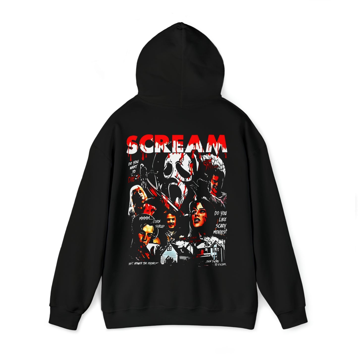 SCREAM Collage Vintage Style Hoodie
