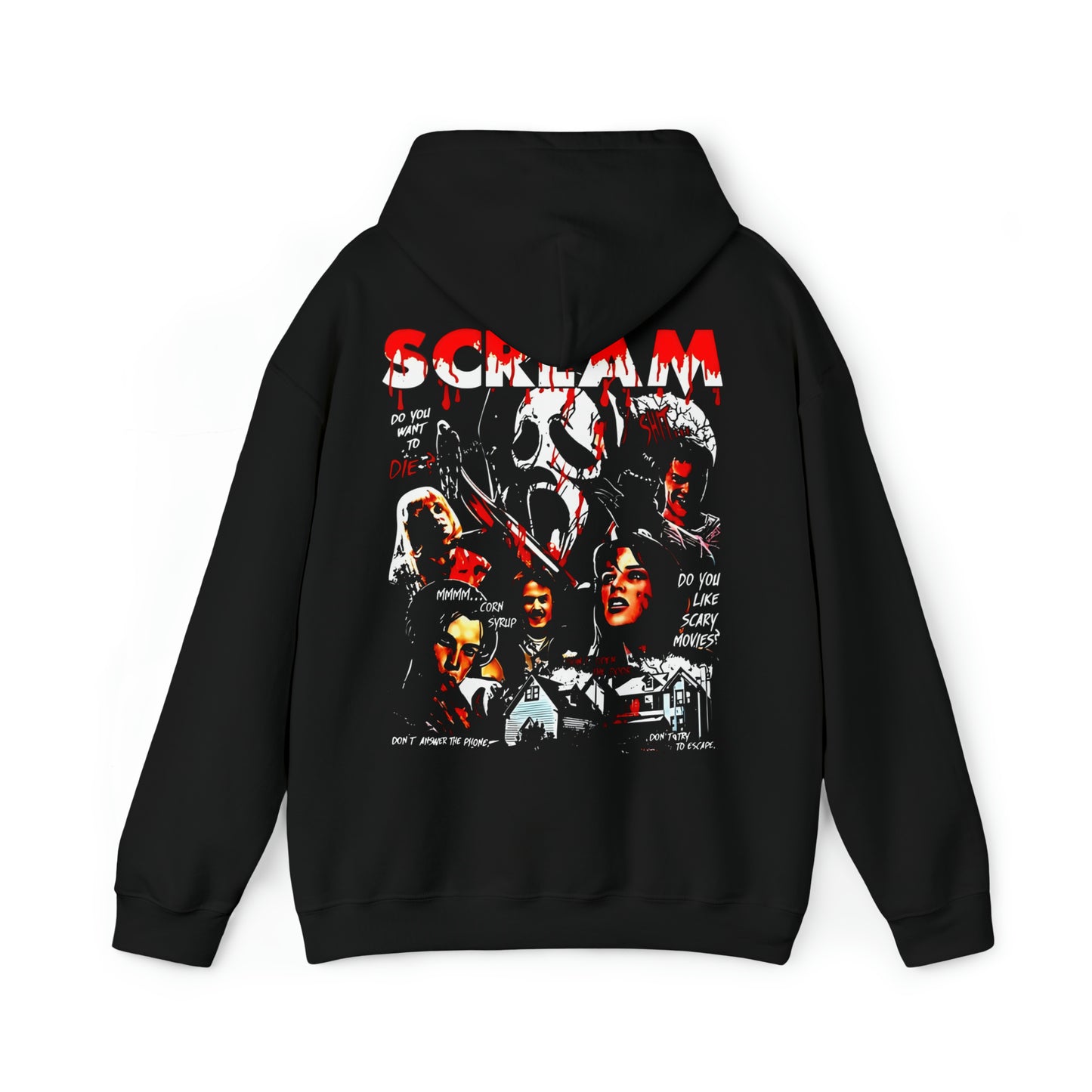 SCREAM Collage Vintage Style Hoodie