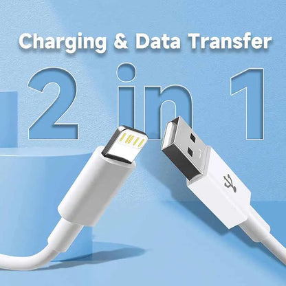 3A USB A To Lightning Fast Charging Cable For iPhone 14 13 12 Pro Max iPad USB A To iOS Data Cable Charger Accessories 1M 2M 3M