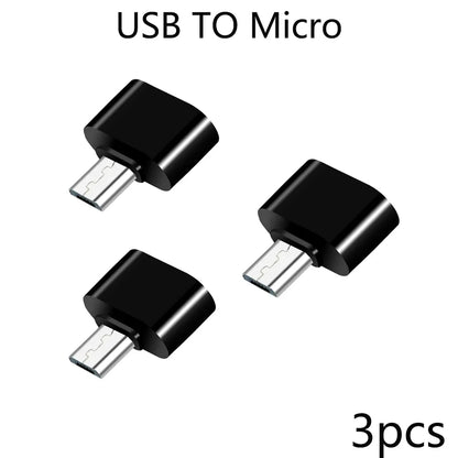 Mini Type-C  to USB Adapter 3.0 USB-C  Male OTG A Female Data Connector For MacBook ProiPadMini 6/ProMacBookAirType CDevice