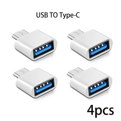 Mini Type-C  to USB Adapter 3.0 USB-C  Male OTG A Female Data Connector For MacBook ProiPadMini 6/ProMacBookAirType CDevice