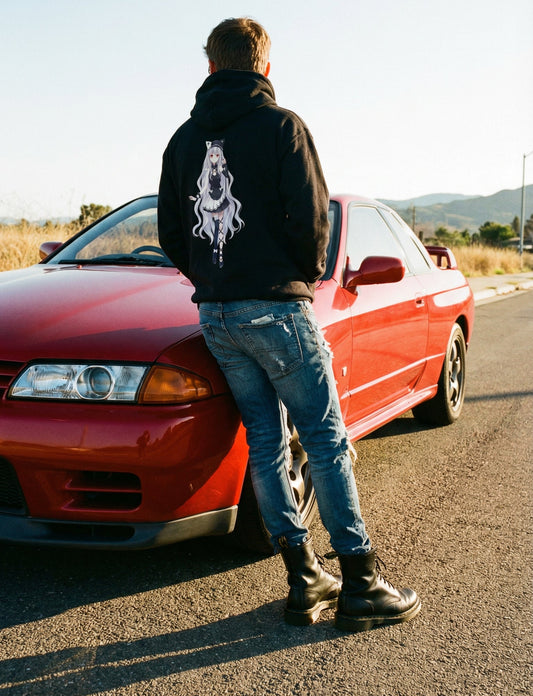 Anime Girl - Unisex Heavy Blend™ Hooded Sweatshirt