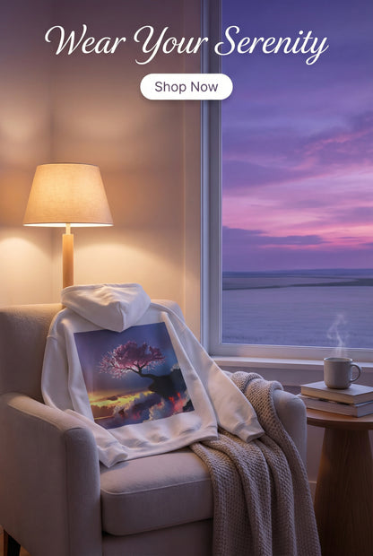 Sakura Tree Heavy Blend™ Hooded Sweatshirt