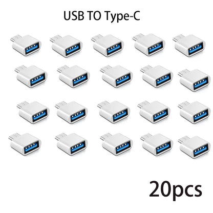 Mini Type-C  to USB Adapter 3.0 USB-C  Male OTG A Female Data Connector For MacBook ProiPadMini 6/ProMacBookAirType CDevice